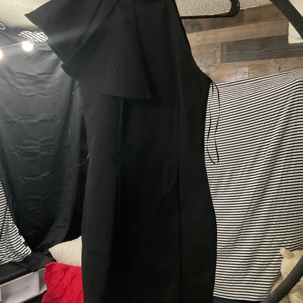 Fashion nova Black midi bodycon dress